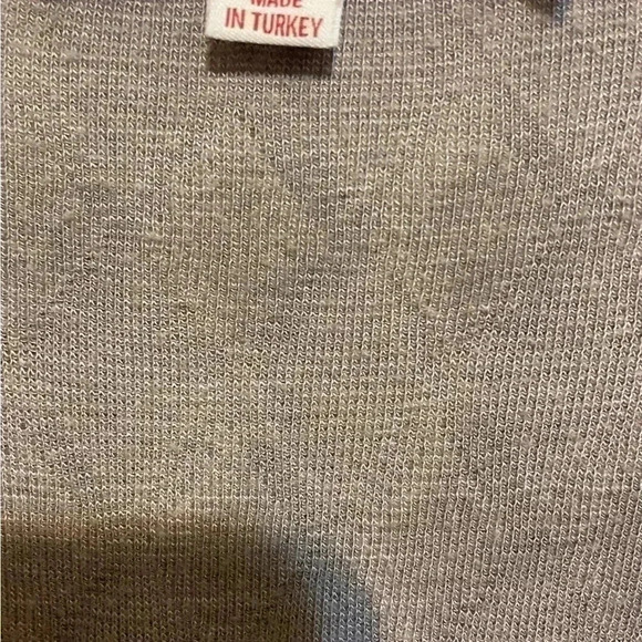 See by Chloe classic lightweight knit pink grey V neck long sleeve sweater 44 - Picture 5 of 5